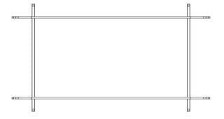 WMH Distressed Pewter Forged Iron Rectangle Inset - Chimney Cricket