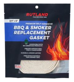 Rutland BBQ and Smoker Replacement Gasket - Chimney Cricket