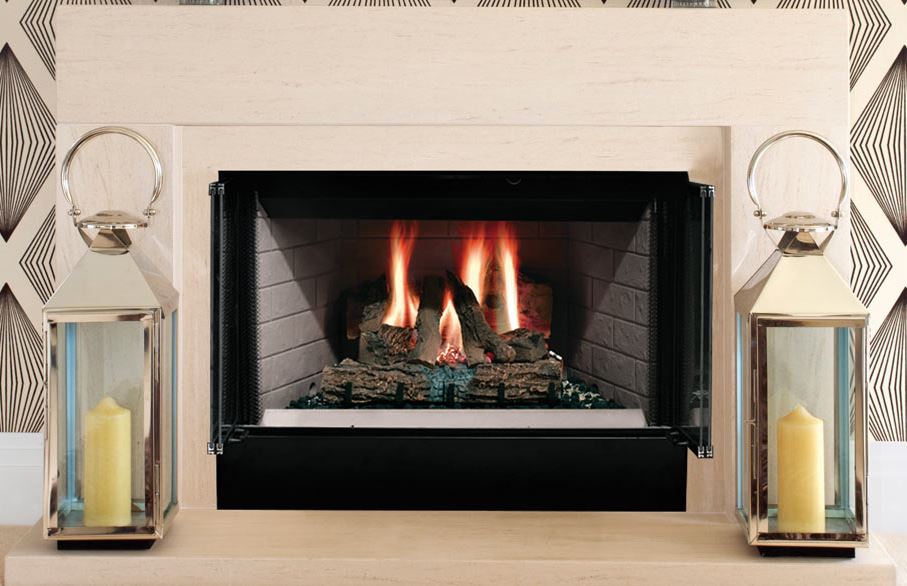 Majestic 36" Sovereign Wood Burning Fireplace - Chimney Cricket