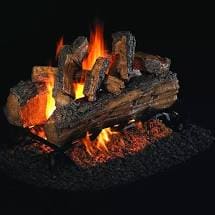 RHP 18" Split Oak Designer Plus SEE THRU Gas Logs - Chimney Cricket