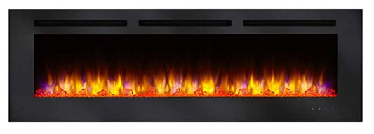 Simplifire Allusion 60" Recessed Linear Electric Fireplace - Chimney Cricket