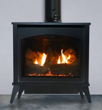 WMH Spirit Medium Direct Vent Steel Stove with Millivolt Control, NG - Chimney Cricket