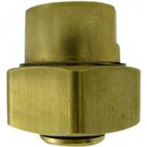 Liquid Withdrawal Adapter, 3/4in FPT x 1-5/8in UNF Male, Brass, Propane, ME, Alt Alt: 7590U-10, ME458 - Chimney Cricket