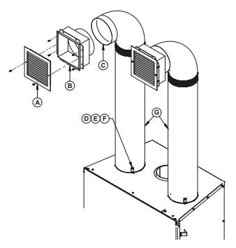 ES Gravity Air Circulation Kit - Chimney Cricket