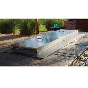 WMH 48" Linear Stainless Steel Weather Cover - Chimney Cricket