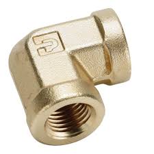 Elbow, 1/2" Brass Pipe, 90 Degrees, AC&B, AB100F - 309-8-LF - Chimney Cricket