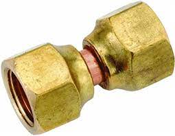 Swivel, 1/4" Flare, Connector Nuts, Brass, US4C - Chimney Cricket