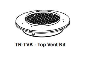 Majestic Round Termination Top Adaptor Kit for Shrouds - Chimney Cricket