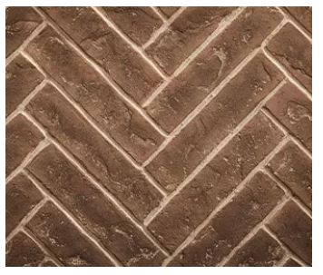 Majestic 4-Piece Brick Interior Panels - 36" Tavern Brown Herringbone - Chimney Cricket