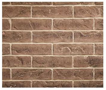 Majestic 3-Piece Brick Interior Panels - 36" Tavern Brown Traditional - Chimney Cricket