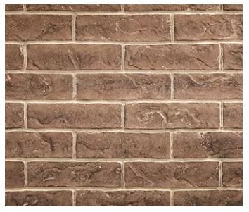 Majestic 4-Piece Brick Interior Panels - 42" Tavern Brown Traditional - Chimney Cricket