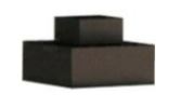 Tempest Square Black Post Cover ** - Chimney Cricket