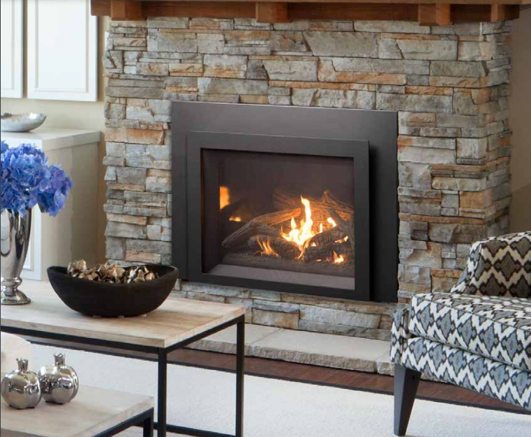 Insert, Tofino I40, Gas LP, Sit Valve, 12040017 Complete with Burner - Chimney Cricket