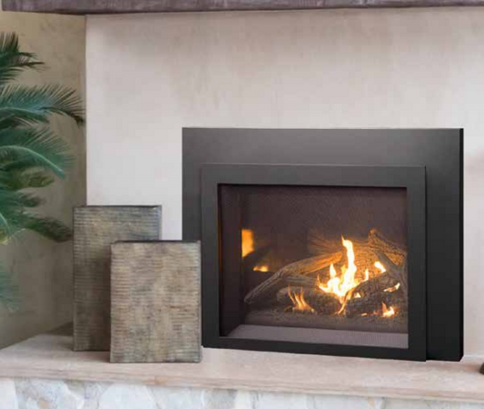 Insert, Tofino I40, Gas NG, Sit Valve, 12040018 Complete with Burner - Chimney Cricket