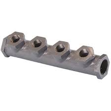 Manifold, 2" X 1-1/2" X (4) 1" FPT Outlets, Black Iron, TracPipe, FGP-MI-PC-2X ** - Chimney Cricket