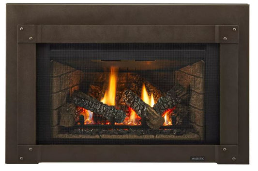 Majestic Trilliant 25" Small Direct Vent Gas Insert with Intellifire Touch Ignition System - NG - Chimney Cricket