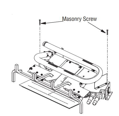 Superior F0022 18" Triple Flame Variable Burner - LP - Chimney Cricket