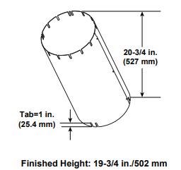 Majestic Attic Insulation Shield for 4X6-5/8 SLP Pipe and 5X8 DVP Pipe - Chimney Cricket