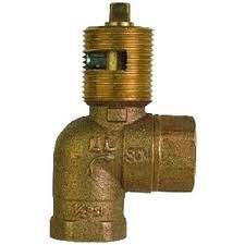 Valve, 1/2" Angle Key Valve / Log Lighter, Brass,  No Cover Plate or Key, USD BVL2L (CS36) - Chimney Cricket