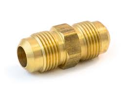 Union, 1/4" Flare, Brass, 42C, A42C - Chimney Cricket