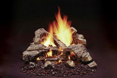 Majestic Duzy 2 Vented 4-Pc. Fiber Ceramic Log Set for VDY30 - Chimney Cricket