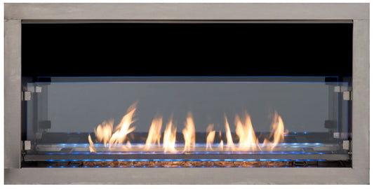Superior F4836 72" Vent Free Linear Outdoor Fireplace with Electronic Valve, NG - Chimney Cricket