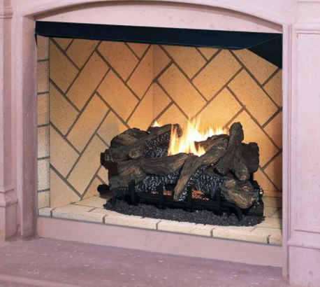 Superior F4230 50" Vent Free Masonry Firebox - Chimney Cricket