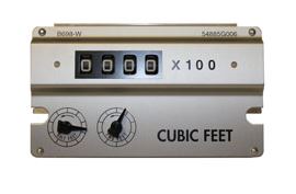 Index, 2ft Cubed, 4 Digit, Direct Read, Odometer Style, Fits AC250 Vapor Meters, TC Decal Installed ** - Chimney Cricket