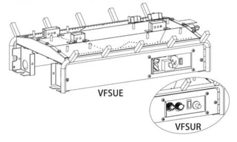 WMH 30" Vista Multi-Sided Slope Glaze Millivolt Burner - LP - Chimney Cricket