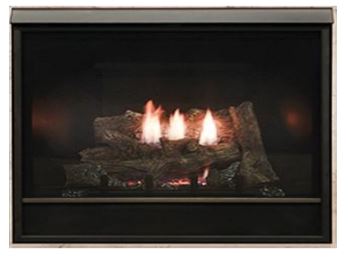 WMH Deluxe 42" Tahoe Clean-Face Direct Vent Fireplace with Blower - NG - Chimney Cricket