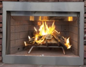 Superior F0450 36" Outdoor Wood Burning Fireplace (VS36H) - Chimney Cricket