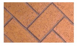 Superior F0354 50" Warm Red Full Herringbone Masonry Firebrick Wall Kit - MOSAIC50M3, MOSAIC50WRFH - Chimney Cricket