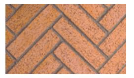 Superior F0339 36" Warm Red Split Herringbone Masonry Firebrick Wall Kit - MOSAIC36M5 - Chimney Cricket