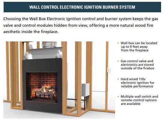 Superior F4754 110V Wall EIS Control - NG - 2/2 ** - Chimney Cricket