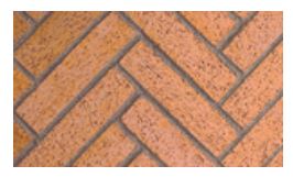 Superior 48" Warm Red Split Herringbone Mosaic Masonry TM Brick Panels - F4253 ** - Chimney Cricket