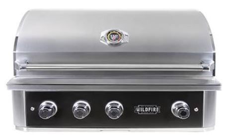 Wildfire Ranch PRO 36" Built-In Gas Grill 304 SS - LP - Chimney Cricket