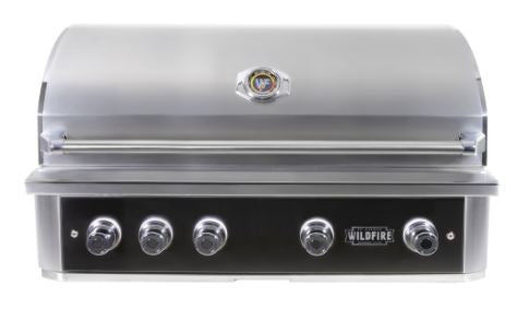 Wildfire Ranch PRO 42" Built-In Gas Grill 304 SS - LP - Chimney Cricket