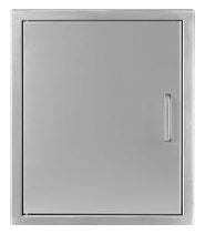 Wildfire 16" x 22" 304 Stainless Steel Vertical Single Door - Chimney Cricket