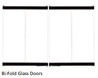 Superior 36" Standard Black Bi-Fold Door (WCT2036 Series) F0972 - Chimney Cricket