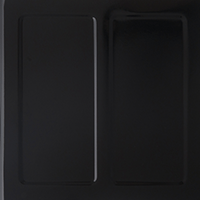 Firebox Panel, Tofino I20, Gas, Porcelain Black, 12200001 - Chimney Cricket