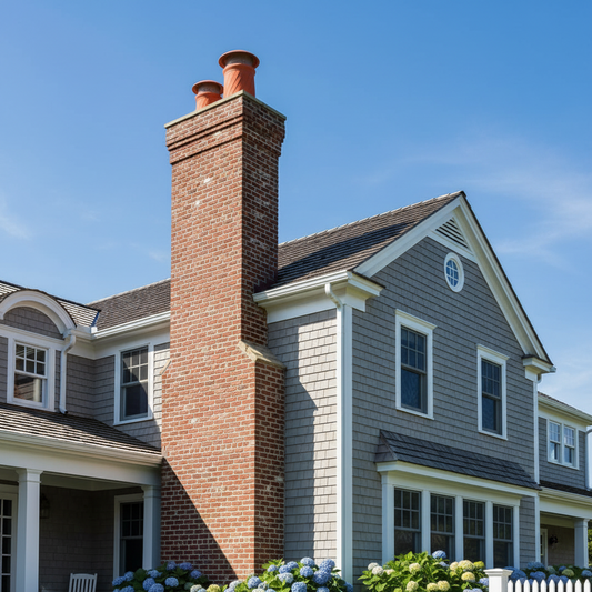 Chimney Pot Rain Cap Stainless Steel - Round Clay Lid