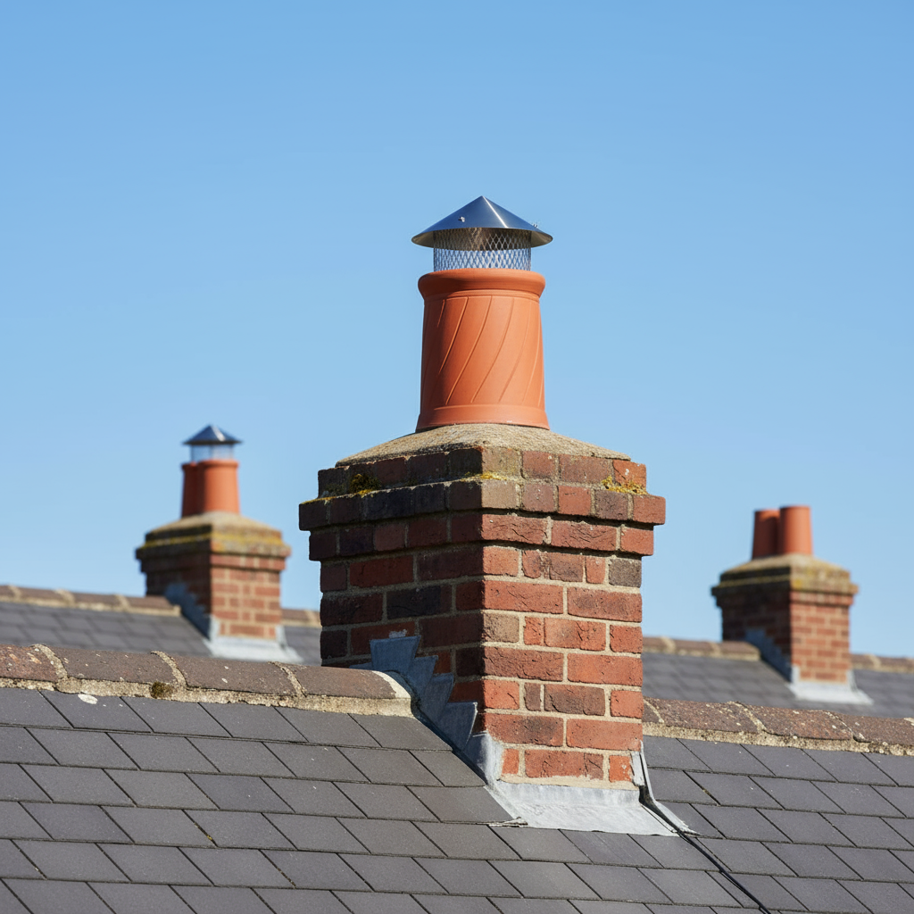 Chimney Pot Rain Cap - Stainless Steel Cone Lid