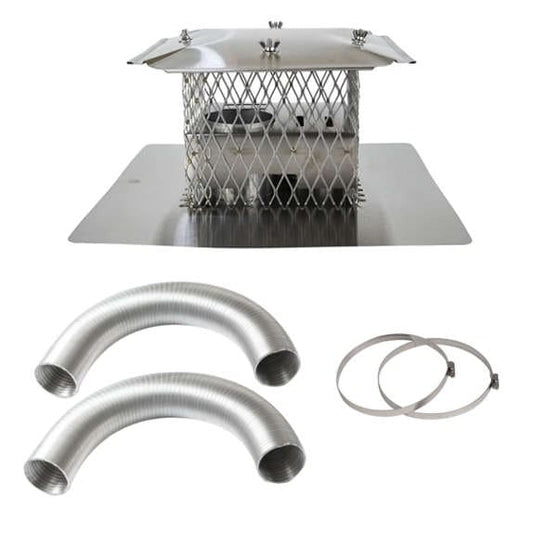 Co-Linear Chimney Cap and Liner Kit