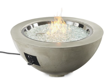 Outdoor Greatroom Natural Grey Cove 30 Fire Bowl - Chimney Cricket