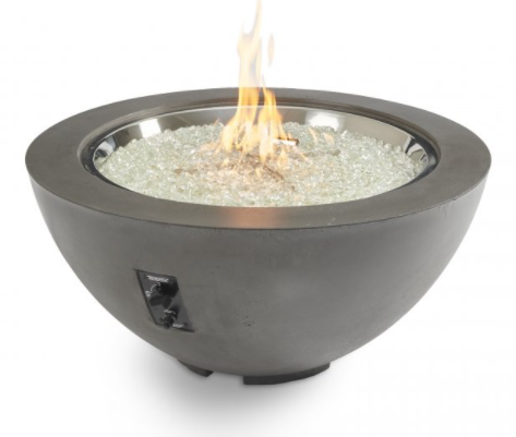 Outdoor Greatroom Midnight Mist Cove 30 Fire Bowl - Chimney Cricket