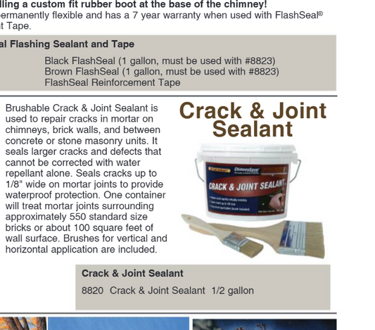 Sand Hill Crack & Joint Sealant 1/2 Gallon