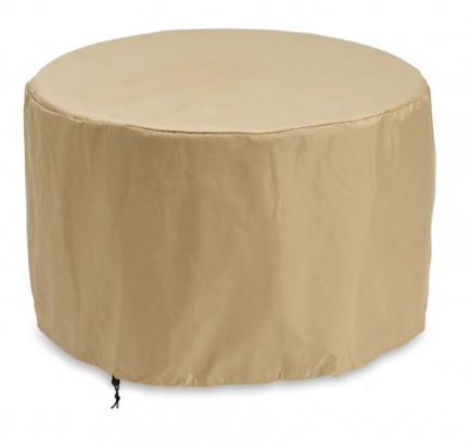 Outdoor Greatroom 34" Diameter Round Tan Protective Cover - Chimney Cricket