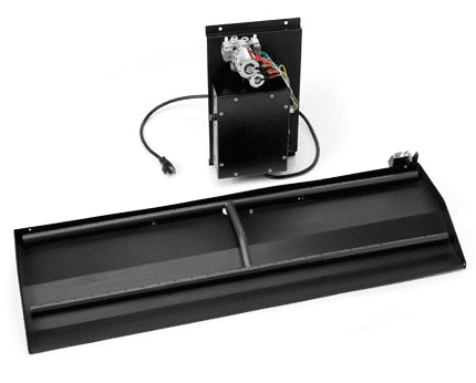 HPC 28" Electronic Ignition NG Dual Step Burner - 120VAC - Chimney Cricket