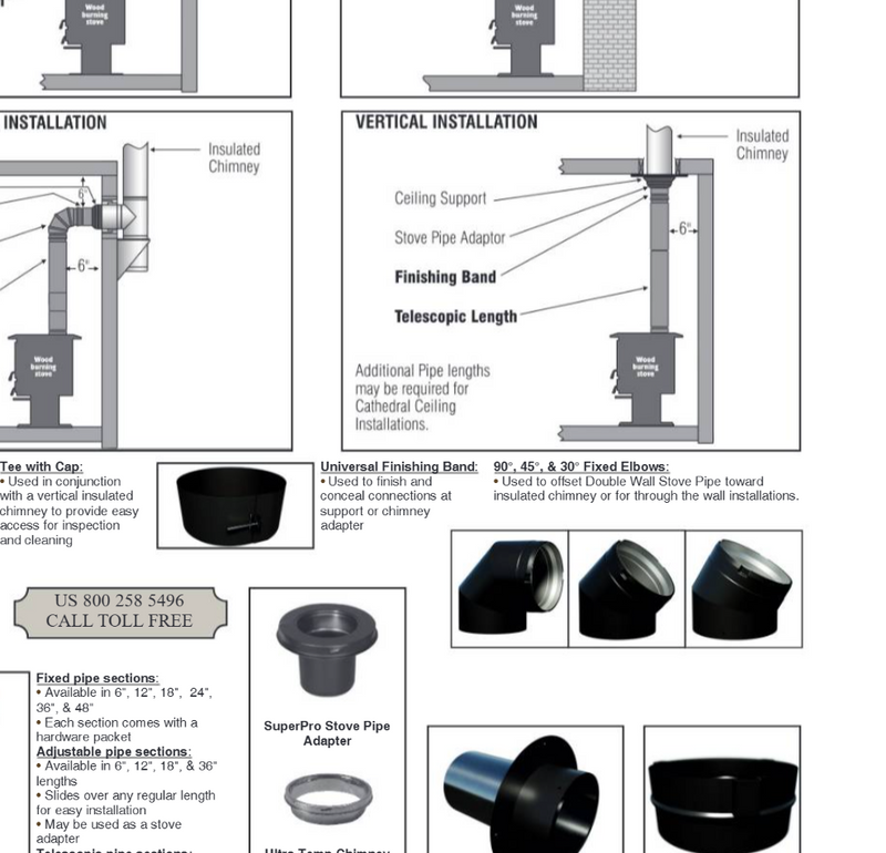 Sand Hill 6X48 Ultimate Stove Pipe