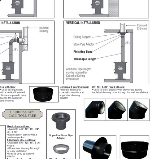 Sand Hill 8X18 Ultimate Stove Pipe